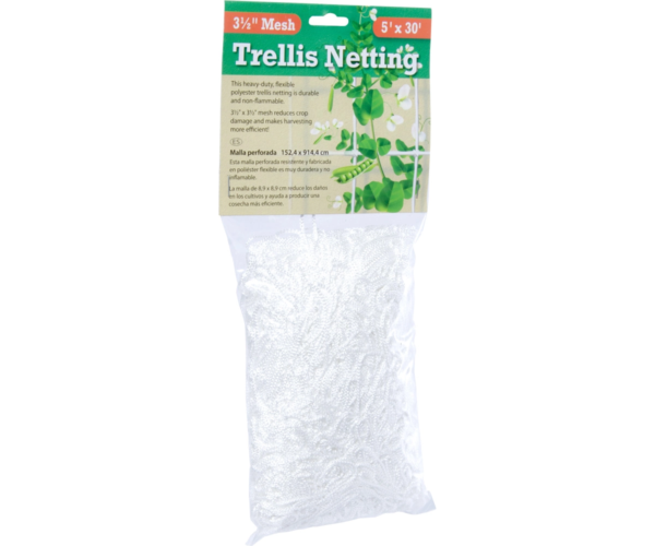 Hydrofarm Trellis Netting 3.5" Mesh, woven