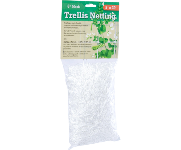 Hydrofarm Trellis Netting 6" Mesh, woven