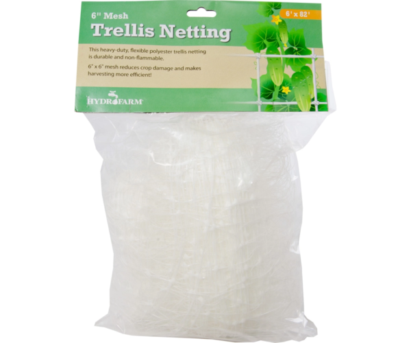 Hydrofarm Trellis Netting 6" Mesh, non-woven