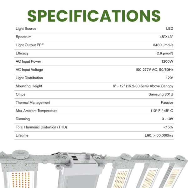 LED Light | 1200W Series | 6-Bar | - Image 6